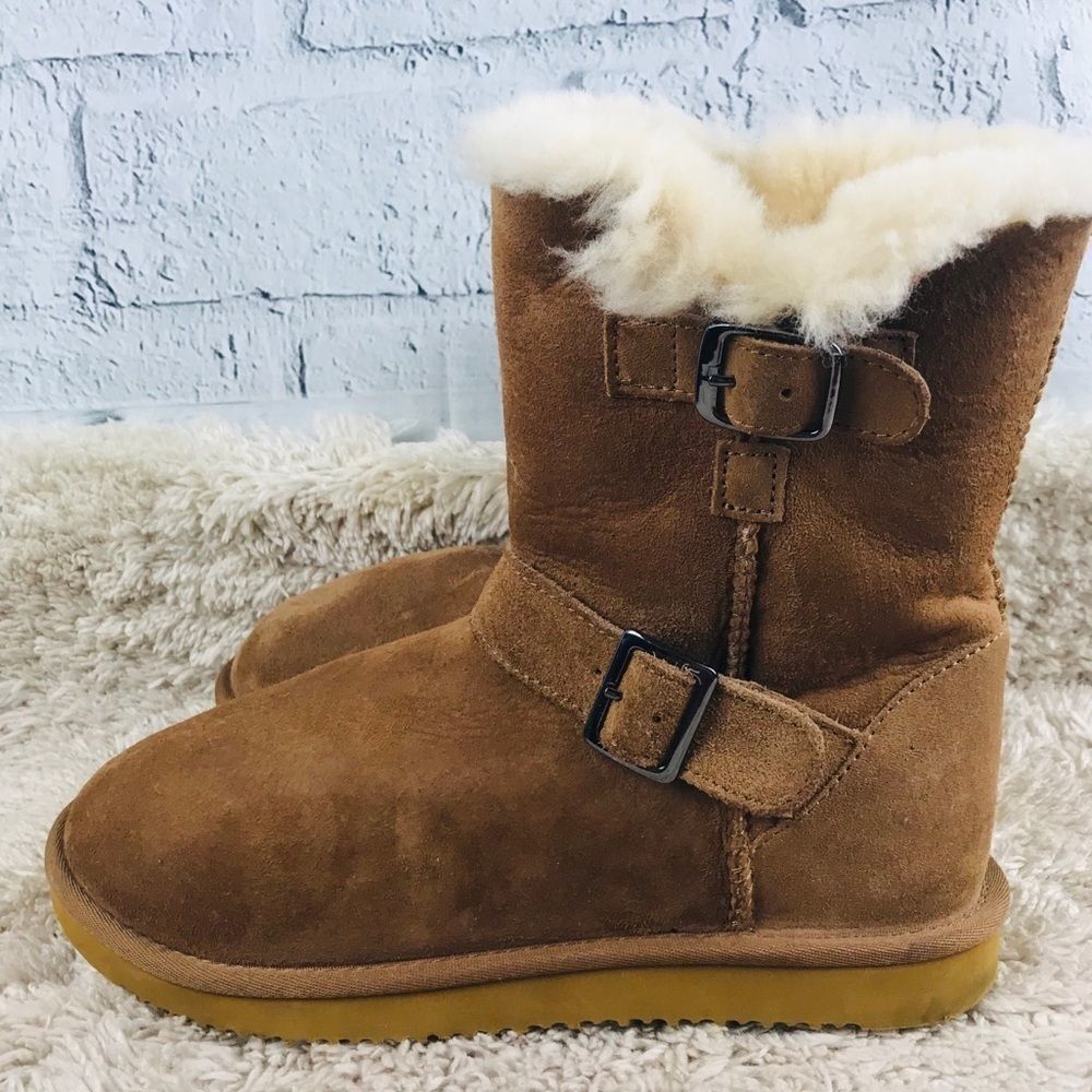 Real Leather And Real Fur Warm Boots